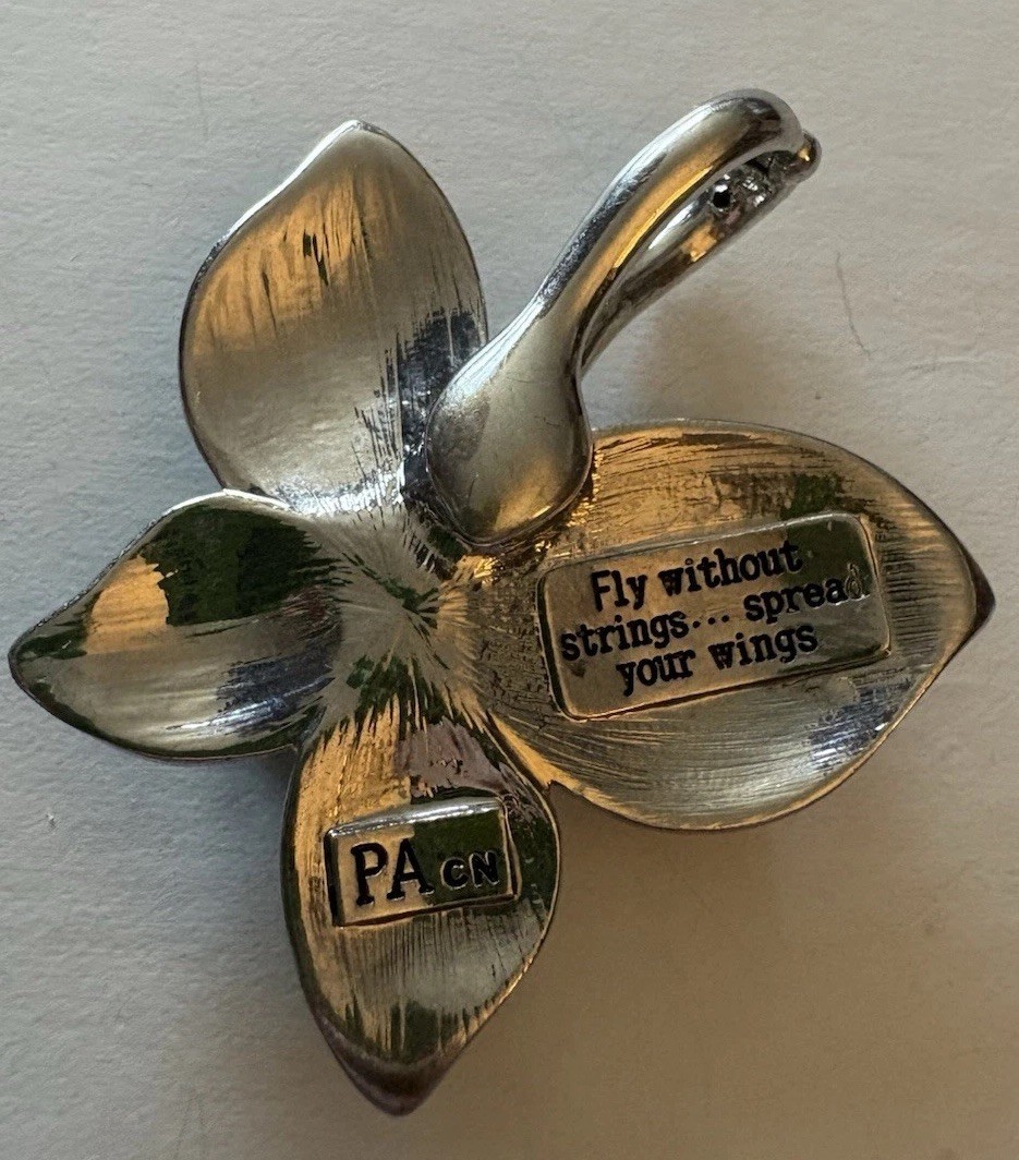Fly without Strings , Spread your Wings Butterfly Pendant