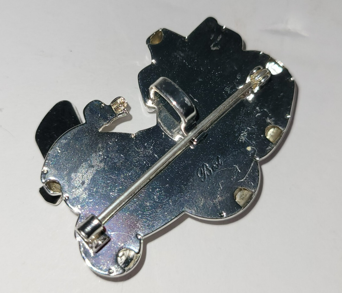 Brooch Trike Motorcycle Two Tone Best Brand Gold Silver Tone Slider