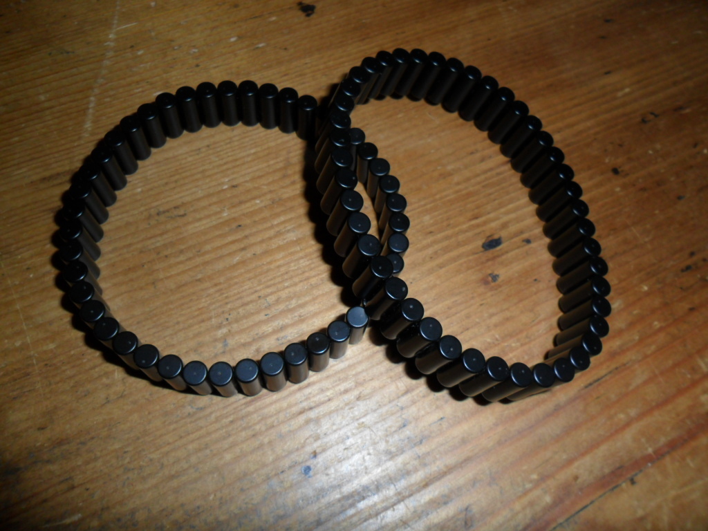 NEODYMIUM MAGNETIC THERAPY BRACELET – TWO IDENTICAL BRACELETS 5 X 12MM N38