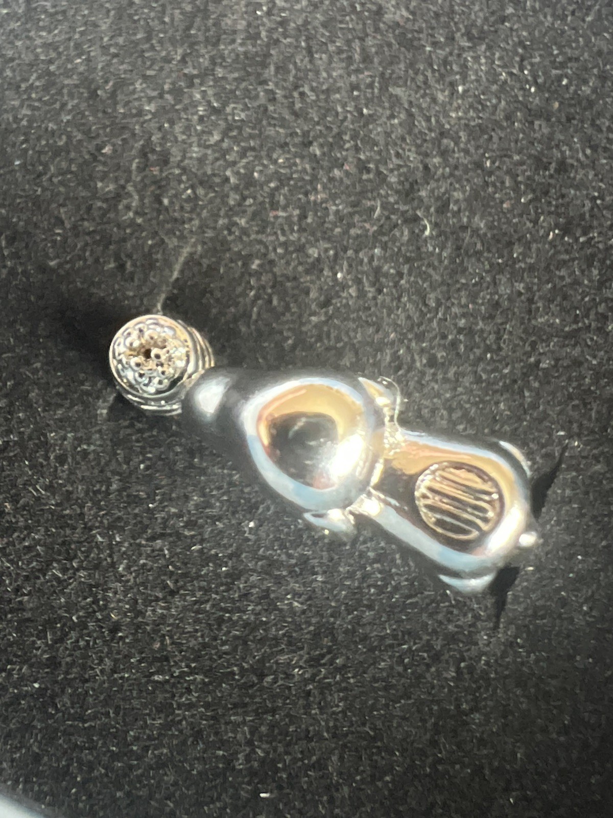 Peanuts Snoopy With Bowl Adjustable Silver Tone Ring One Size Fits All Pet Lover