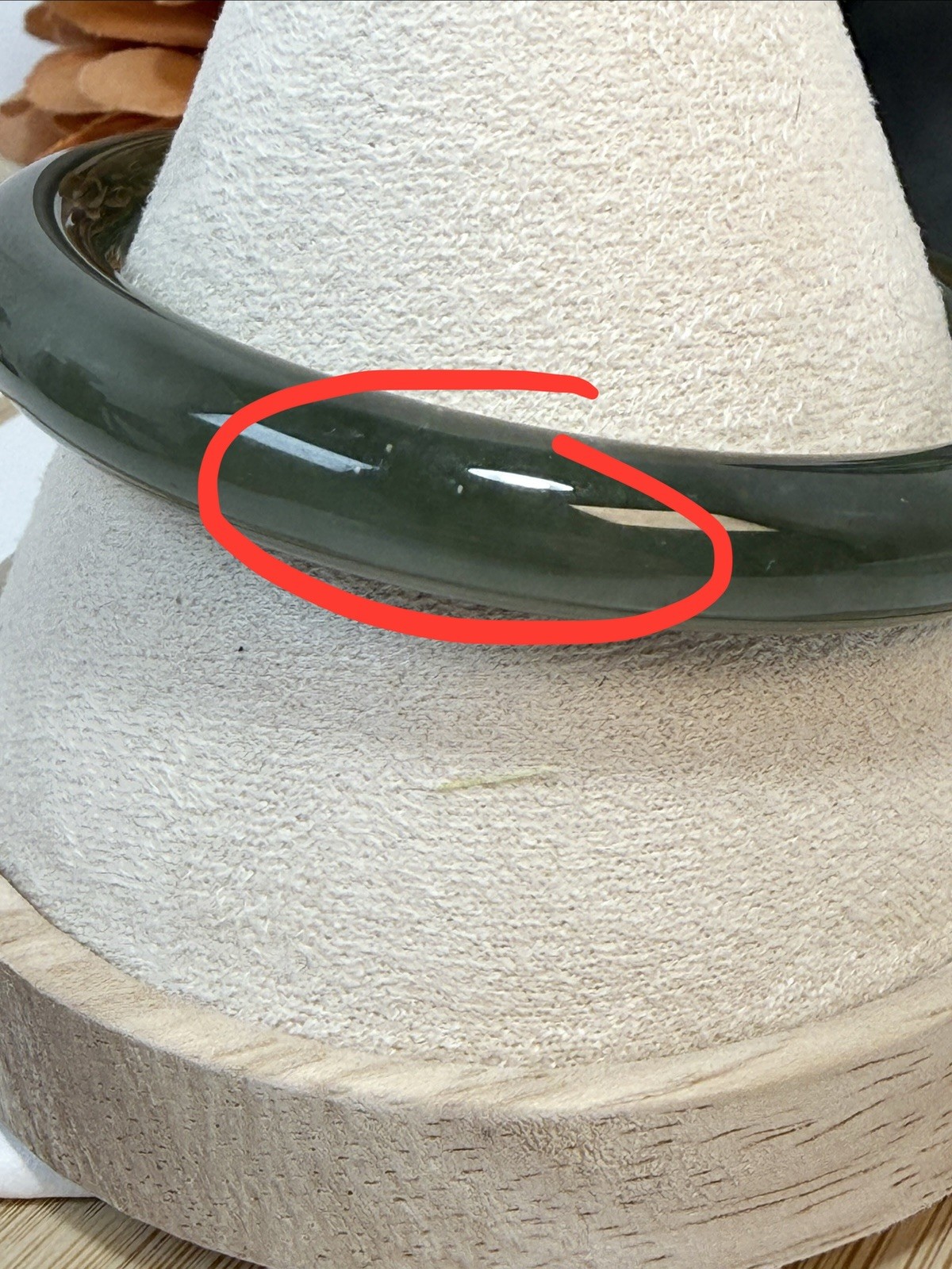 Hetian Jade Green/Blue Hard Bangle Size: 55.7MM Width: 9.1MM w/Certificate