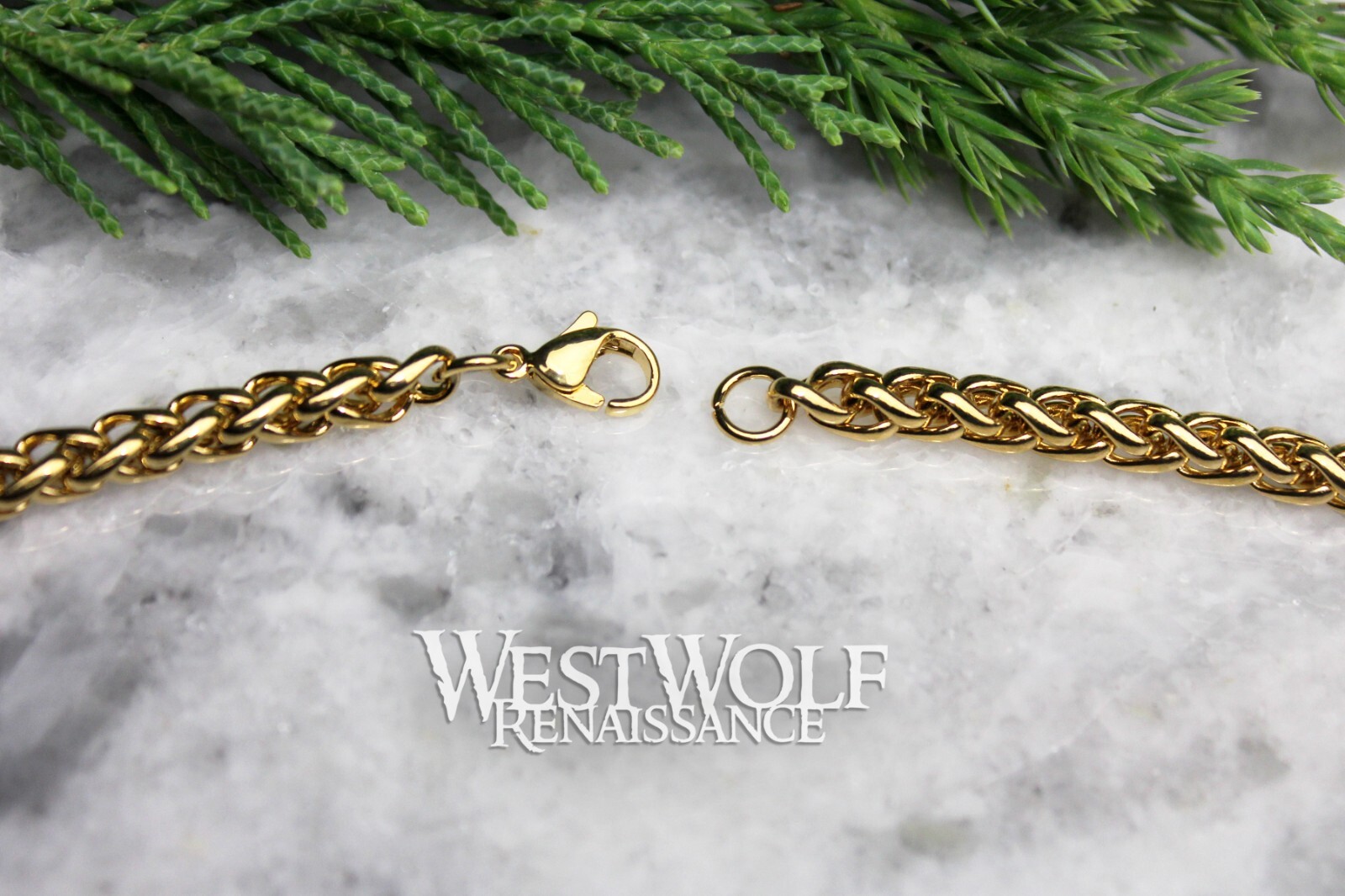 Braided Wheat Style Chains for Pendants – Necklace/Gold/Viking/Celtic/Jewelry