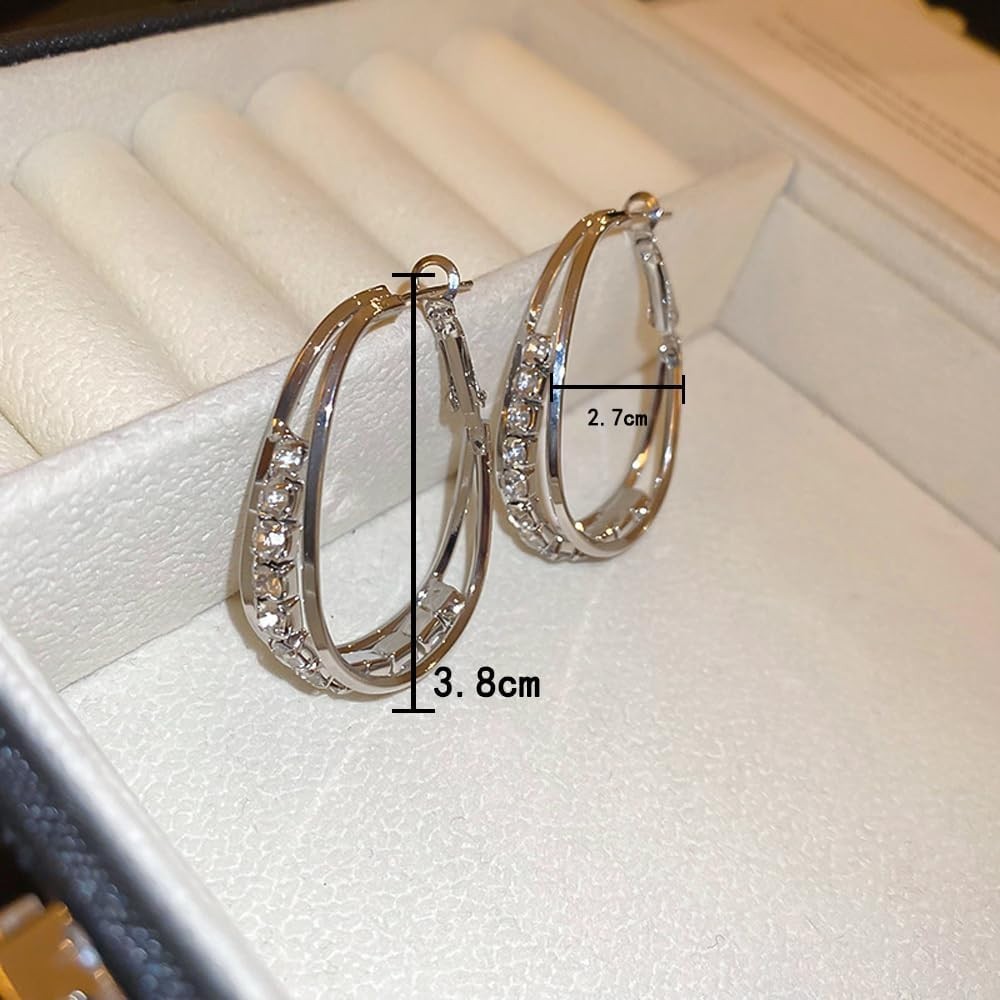 4 Pairs Lymphatic Drainage Hoop Earrings – Wellness Inspired Fashion Jewelry