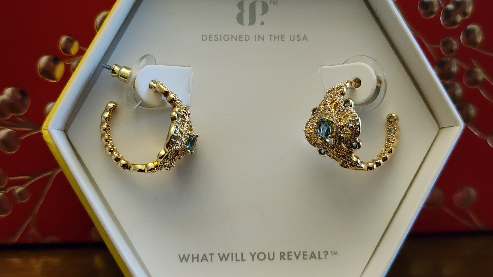 Bomb Party Heirloom Hoops Paraiba Tourmaline Gold Earrings ER96946