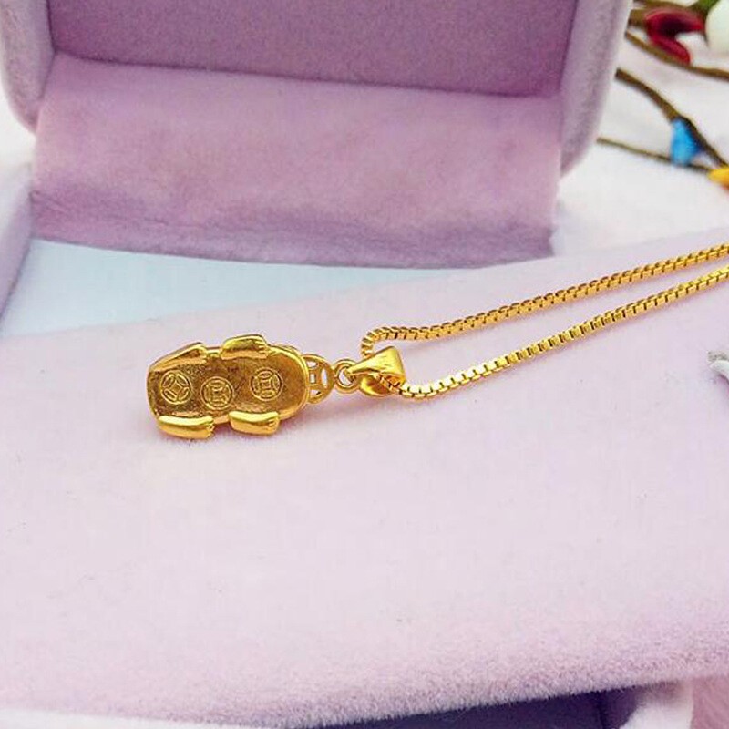 Brave set 22K 23K 24K Thai Baht Gold Filled Yellow GP Necklace