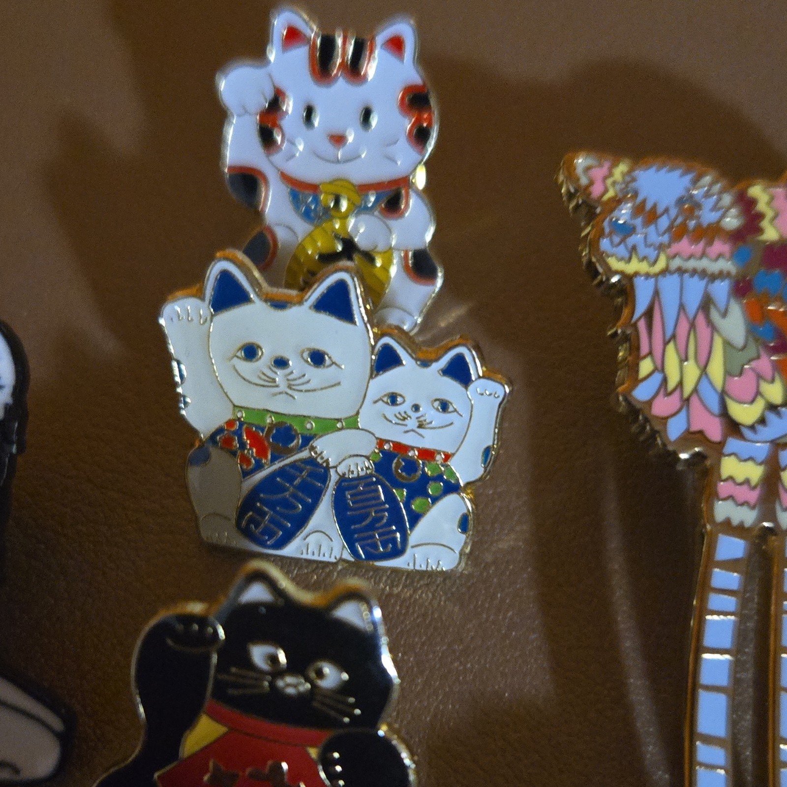 Artistic Enamel Pins Set Of 8 – Including Long Leg Llama From Meow Wolf