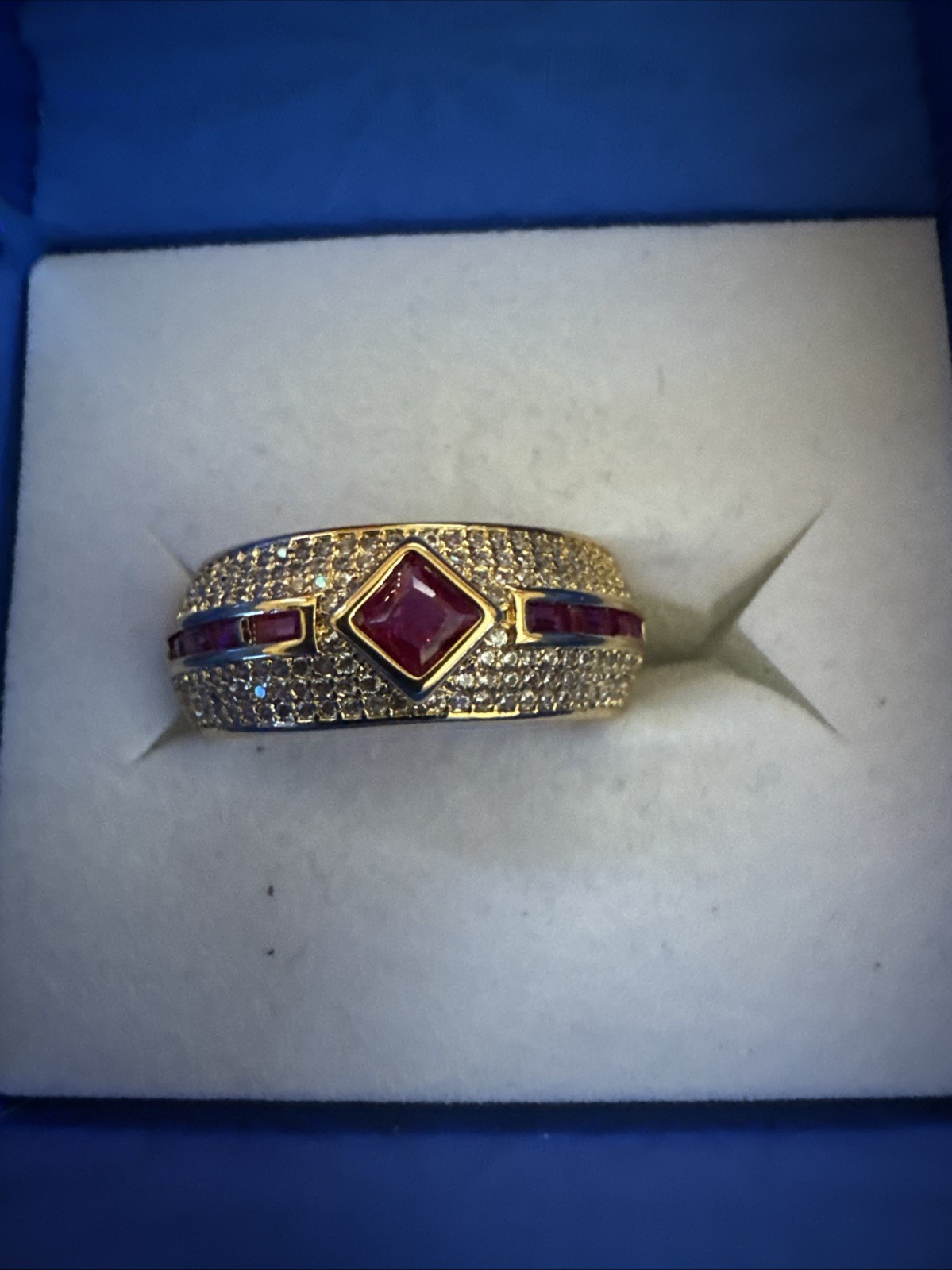 BOMB PARTY JULY 2026 THE SADIE RING RG68104 GOLD RUBY SIZE 10