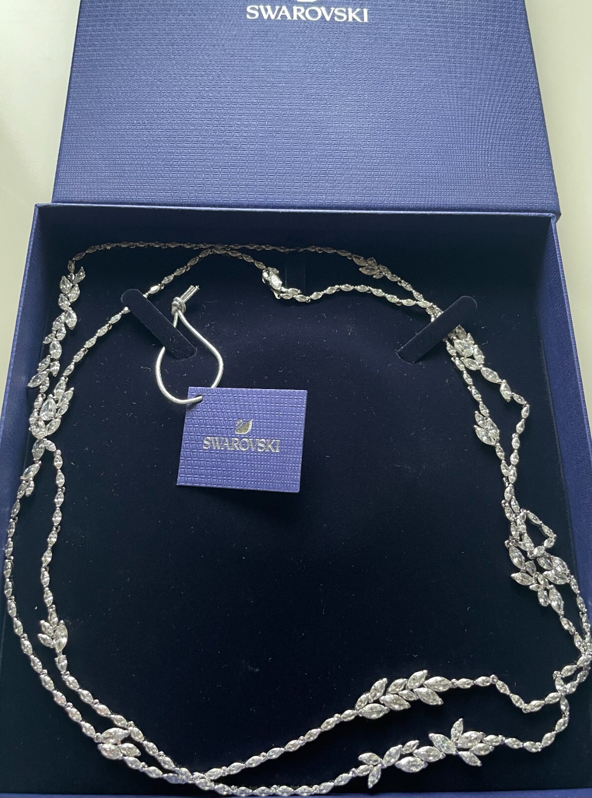 SWAROVSKI LOUISON STRANDAGE LONG LENGTH CRYSTAL NECKLACE 5418111 NEW IN BOX