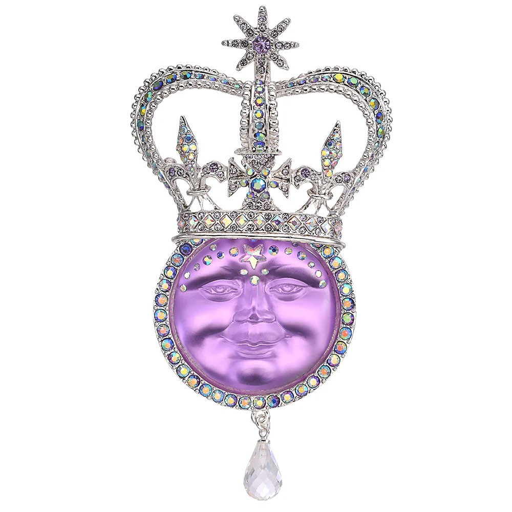 Kirks Folly Illusion Venus Seaview Moon Queen of Fairyland Pin Pendant sst