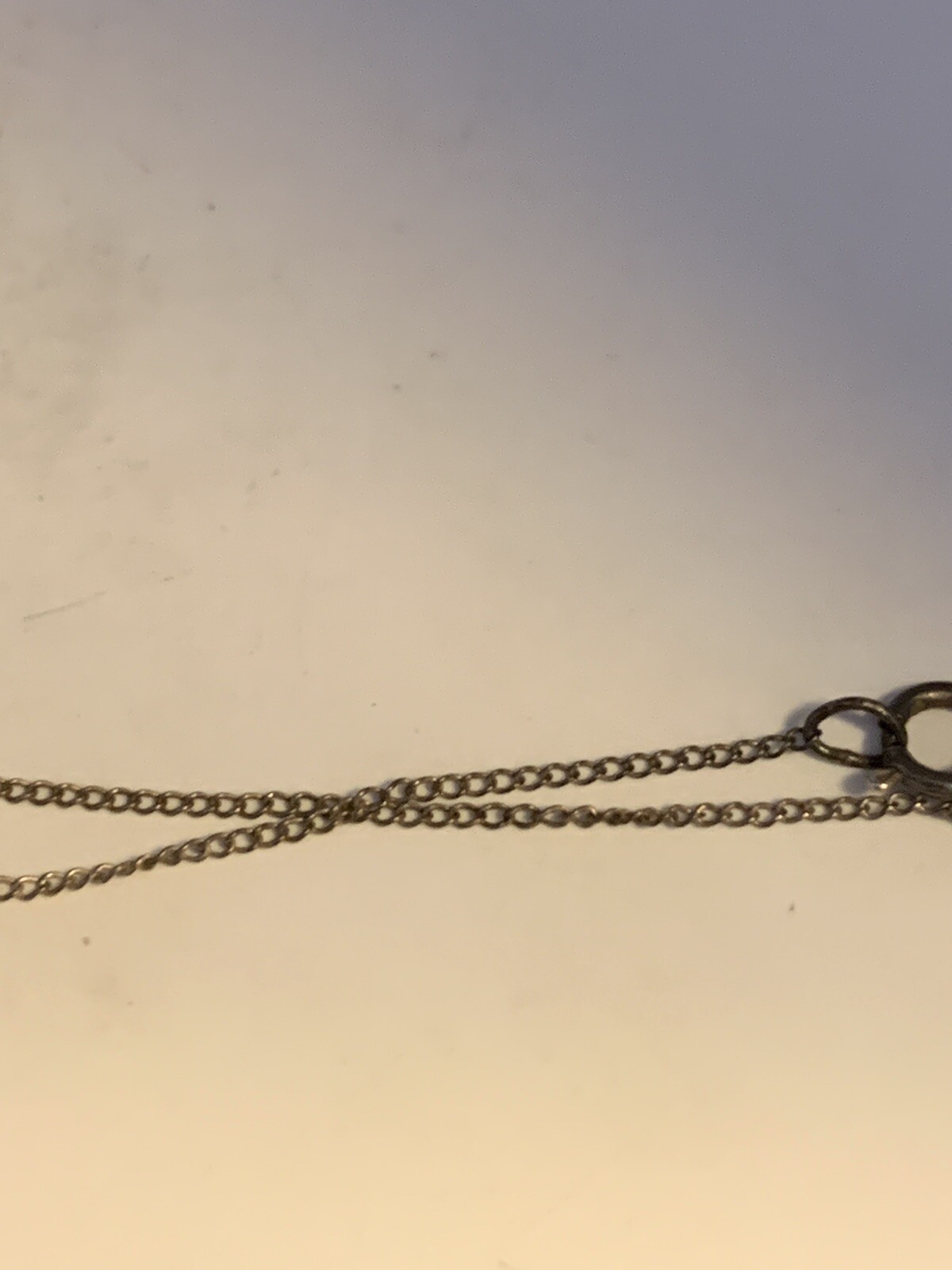 Donna Dressler Crystal Necklace With Sterling Silver 925 Chain. 18” disco #469