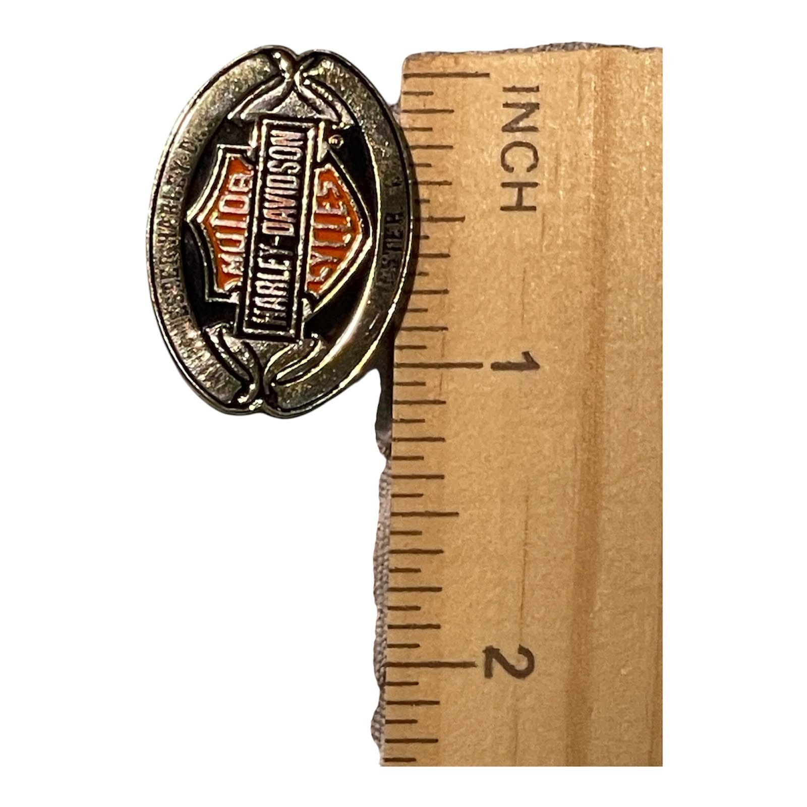 Vintage 2005 Harley Davidson Oval Lapel Pin Badge Licensed HD