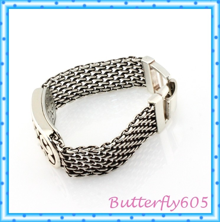 Brighton Contempo Token Tag ID Silver Scroll Bracelet 7″