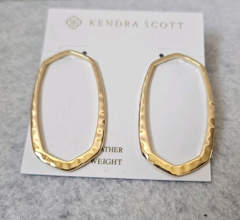 Kendra Scott Zorte Open Hexagon Earrings