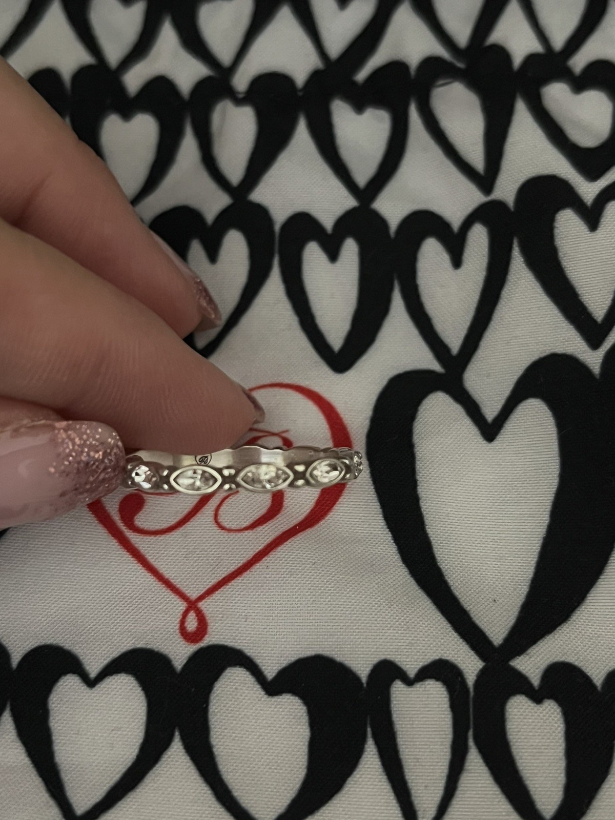 Brighton Ring Scalloped Stacking Size 9 NWT