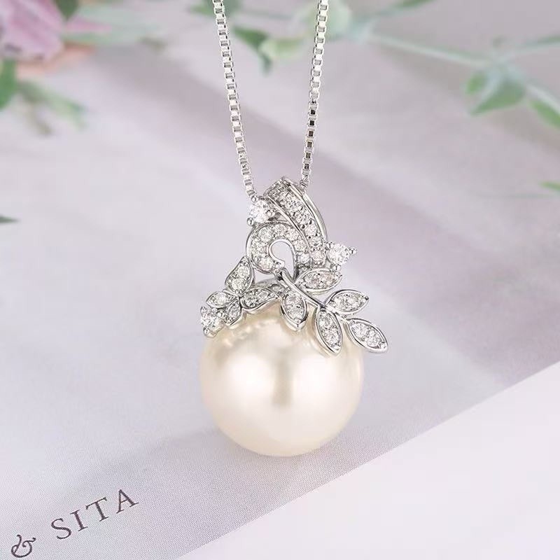 Wedding Bridal CZ Jewelry Set Zirconia Necklace Earrings Set
