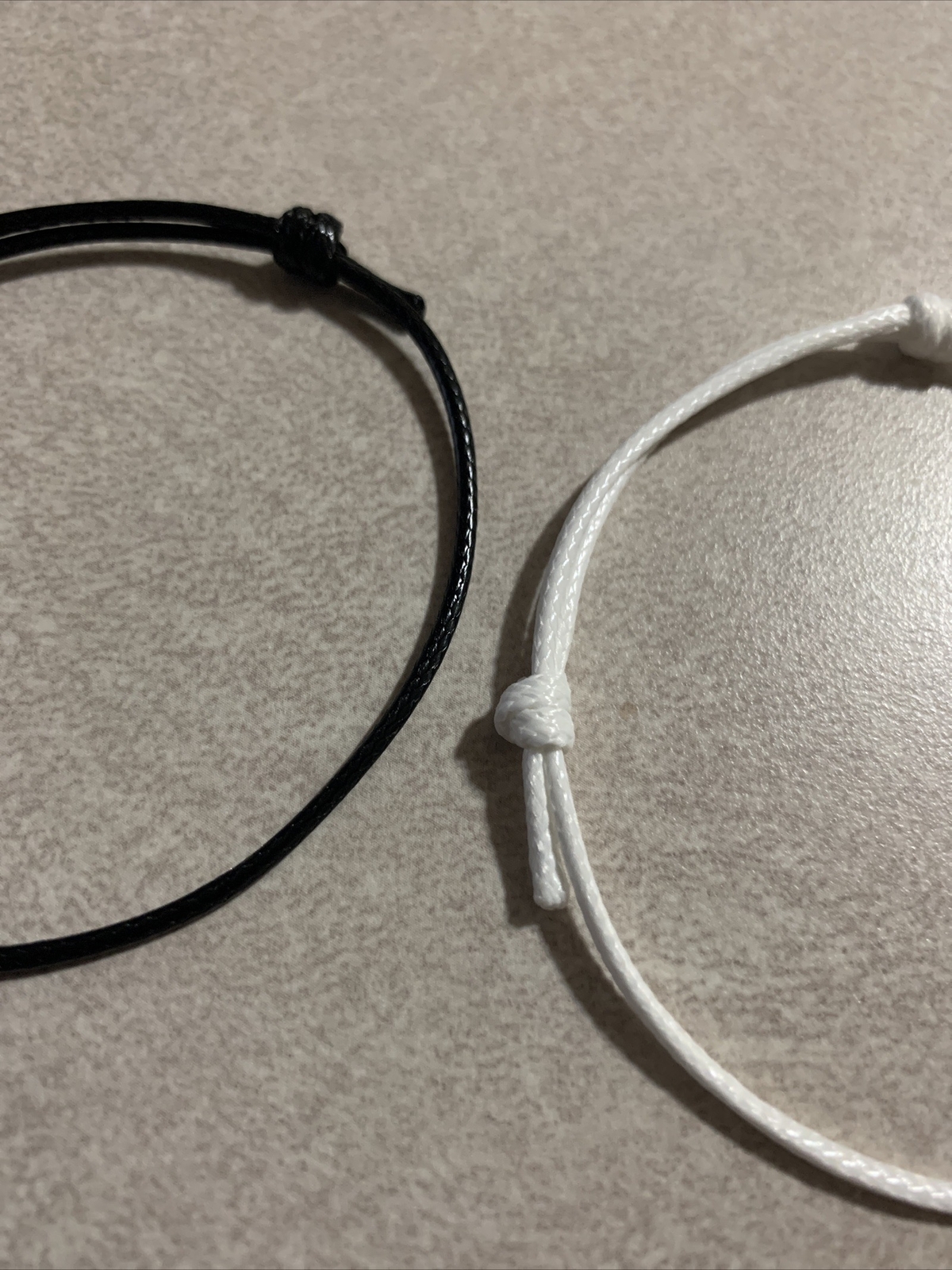 String Bracelet Summer Beach Cord Surfer. *free shipping* Black, White
