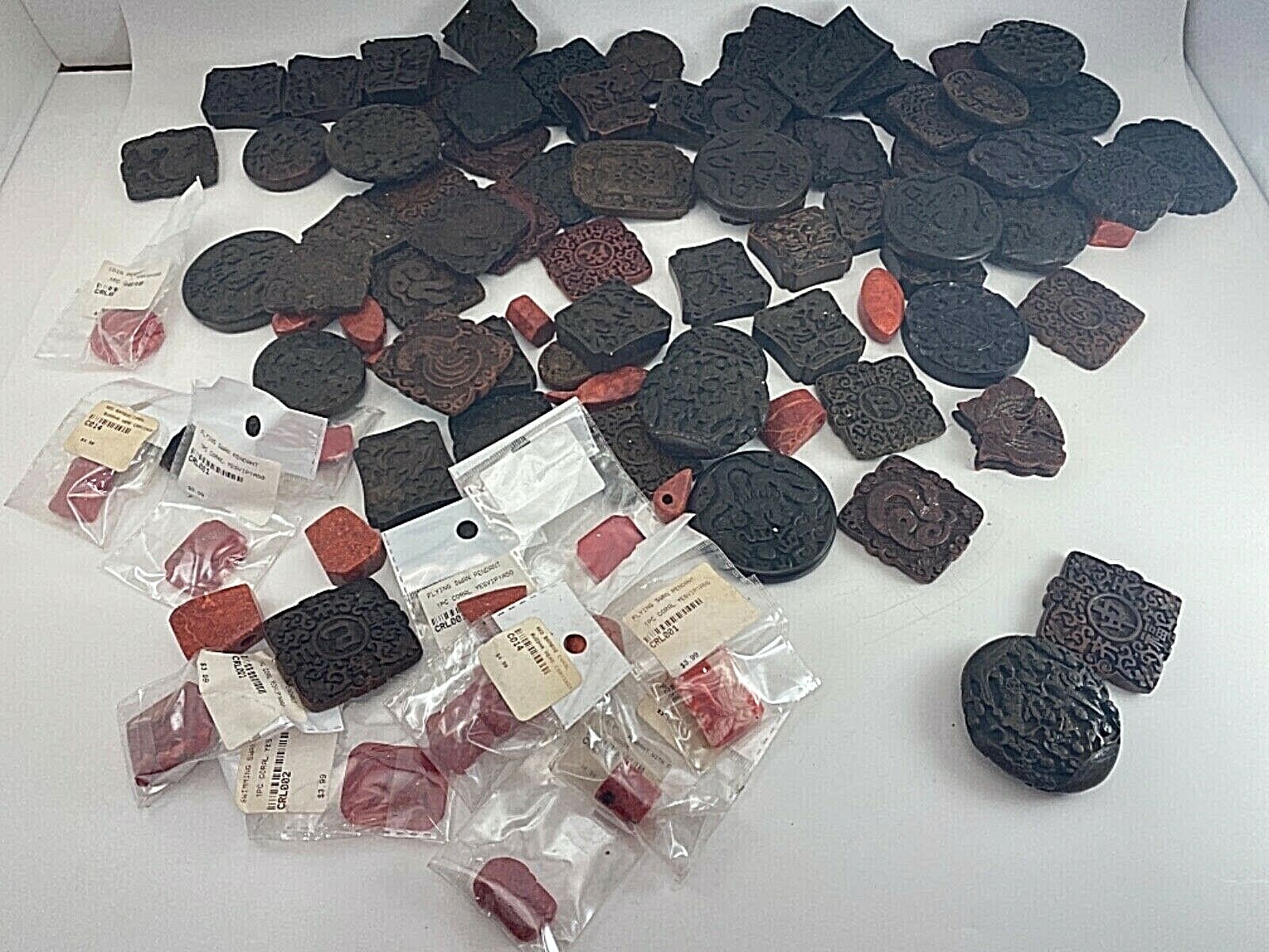 100 ~ Lot of Various Pendants ~ Sizes Colors Shapes and Styles Vary ~ Box 294G