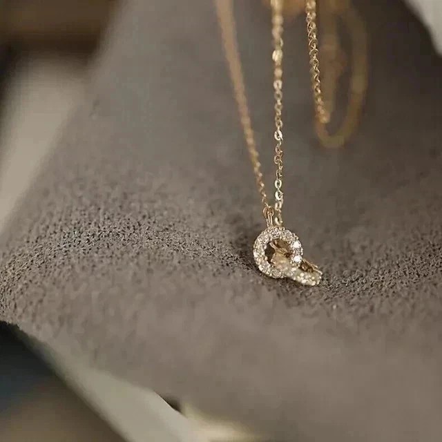 1Ct Round Cut Simulated Diamond Openable Lovely Pendant 14K Yellow Gold Plated