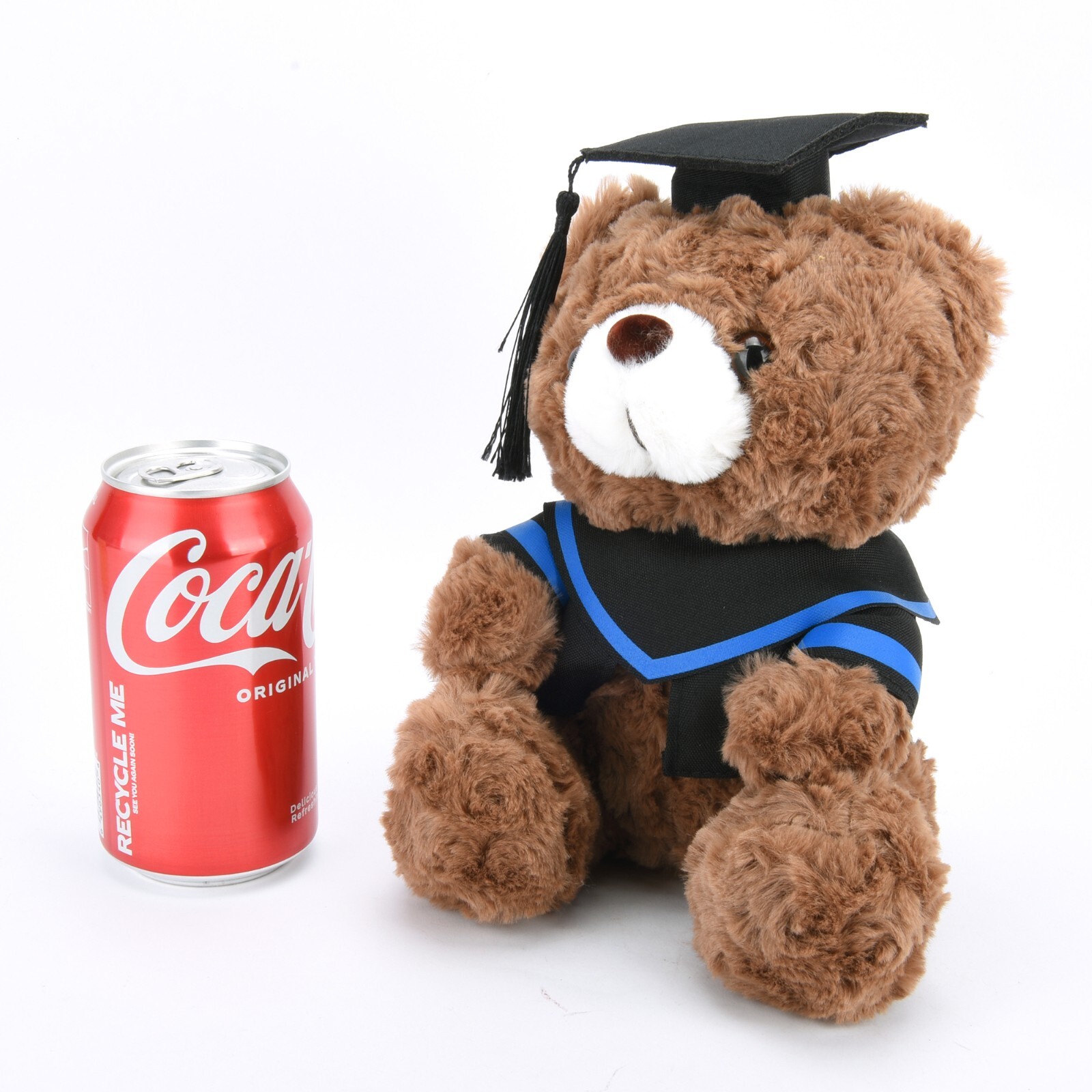 Graduation Teddy Bear Plush Doll Stuffed Gift 9″ w/Cap Gown Party School Decor