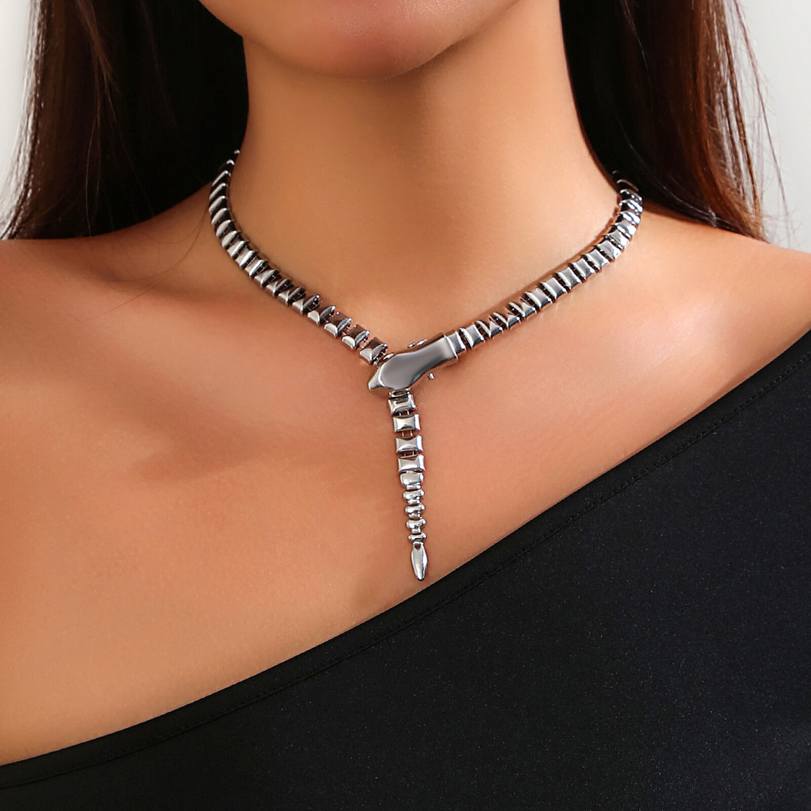 Snake Choker for Women Adjustable Gothic Punk Serpent Cosplay Party Accessories