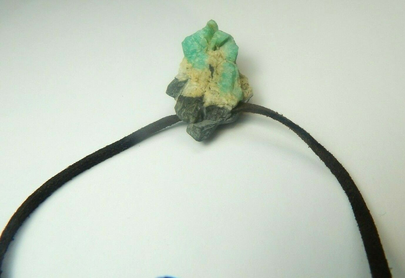 Colombian Emerald Raw Mineral Beryl with crystals 50.00 Cts Cow Leather Muzo Min