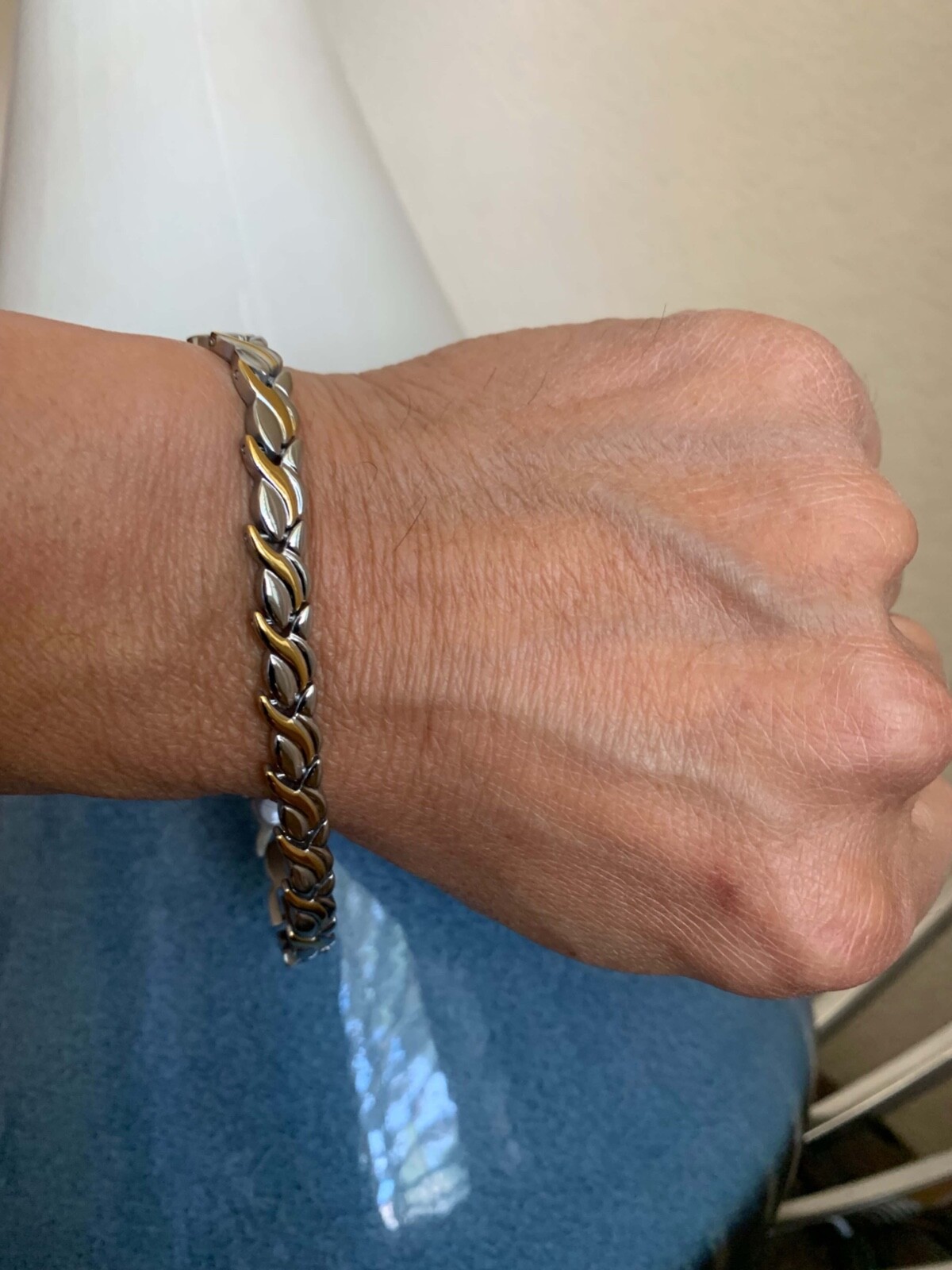 Magnetic Bracelet women Max Magnets Balance Energy Arthritis Pain Relief 6.6 in