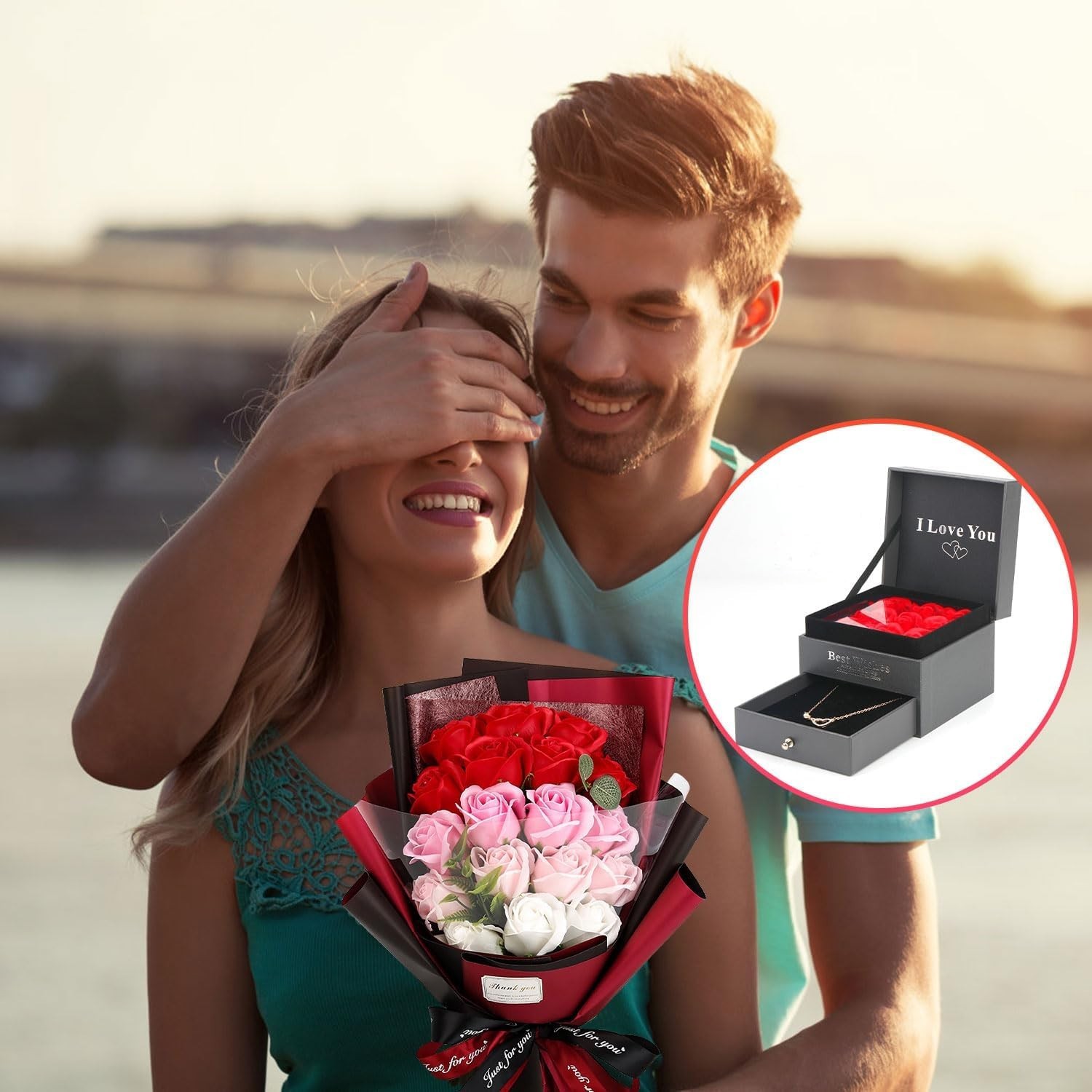 Romantic Love Anniversary Birthday Wedding Valentines Gifts for Wife Girlfriend