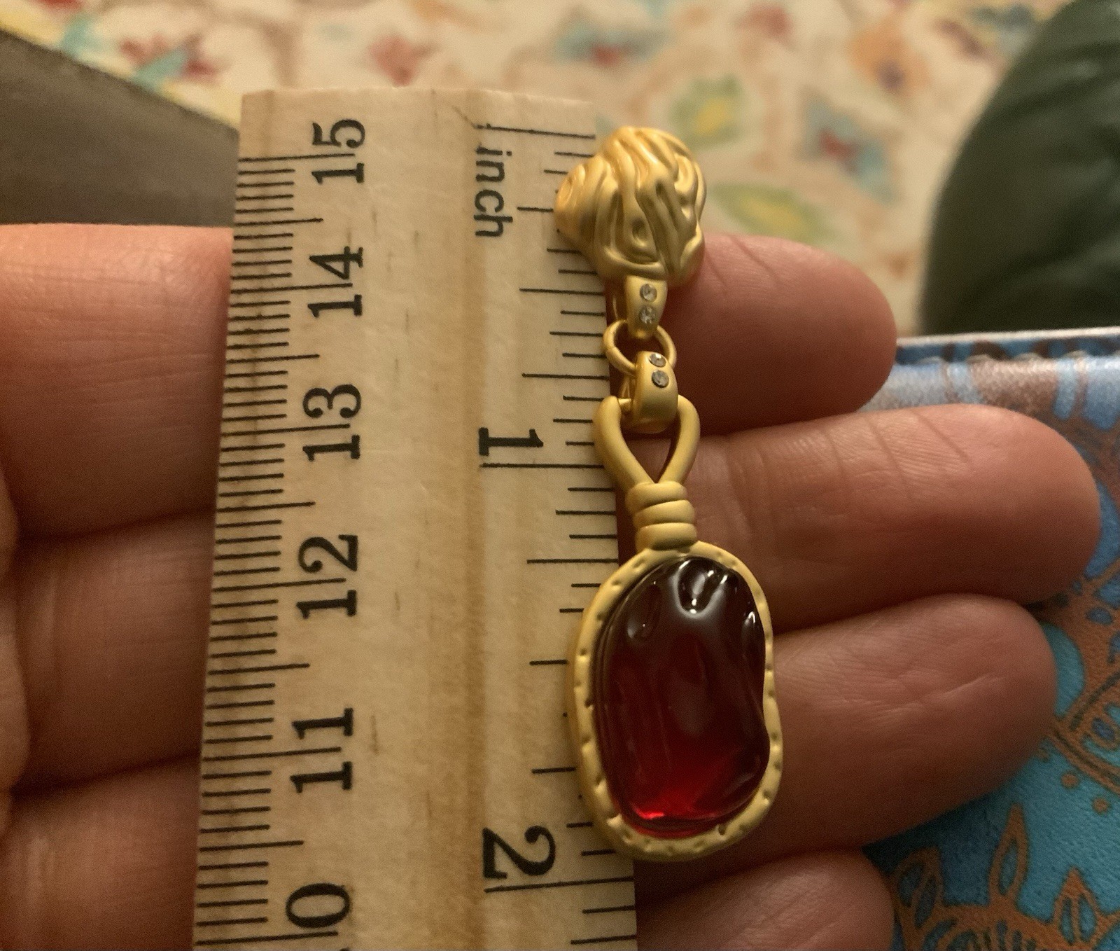 Art Nouveau Sculptural Earrings Antique Museum Gold Molten Chain VTG Abstract CZ