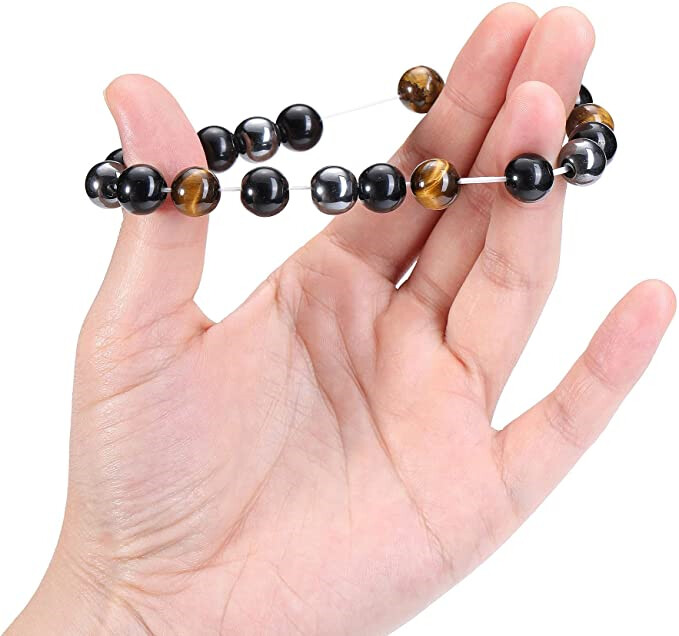 Handmade 8mm Mix Natural Round Gemstone Bead Healing Men Women Bracelets Jewely