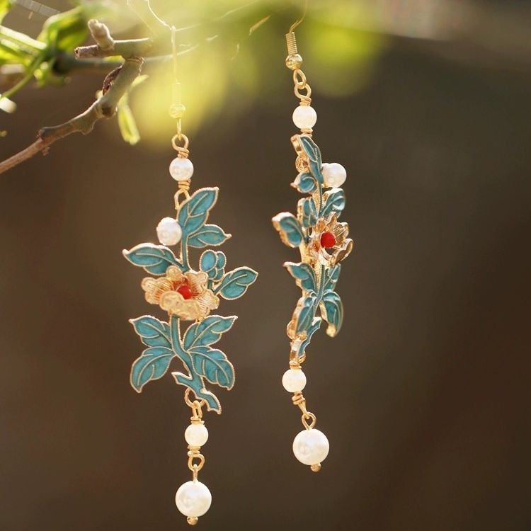 Chinese Vintage Style Drop Earrings New Chinese Hanfu Qipao Ear Jewelry