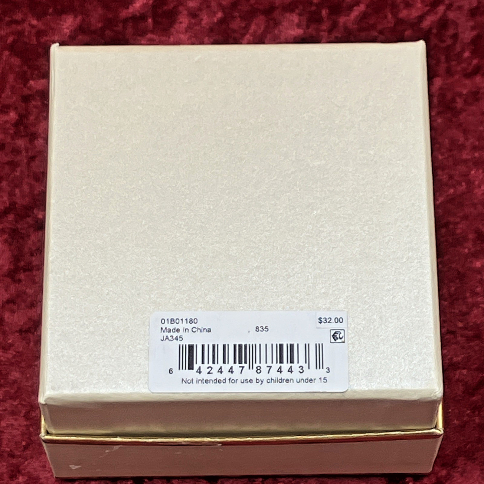 Anne Klein Multi Stone Love Birds Purple Motif Pin NIB Orig. $32