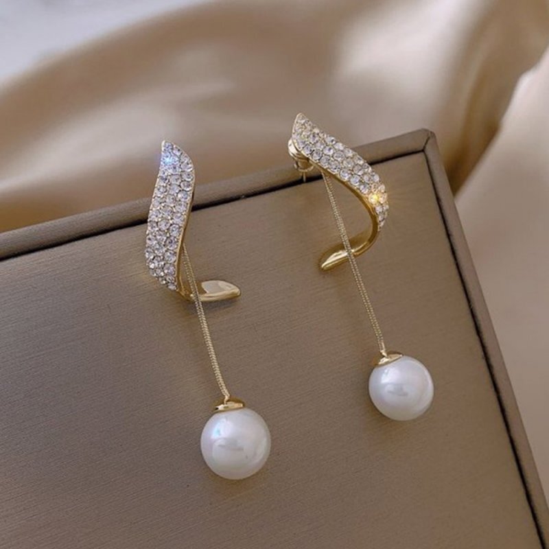 Elegant Cubic Zirconia Crystal Earrings Stud Drop Dangle Women Party Jewelry New