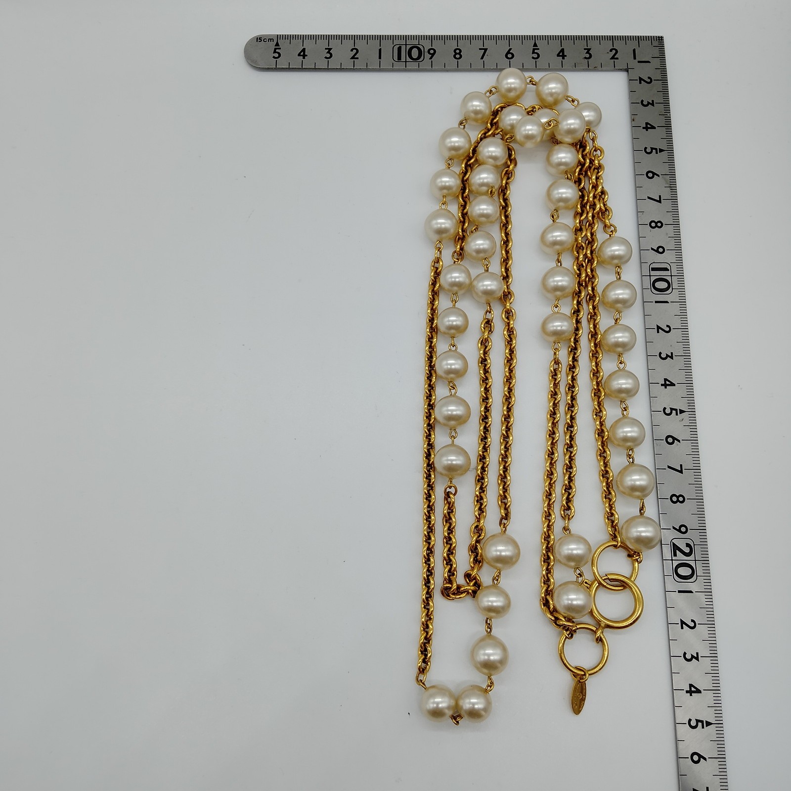 Chanel Necklace Gold Whites 2268998