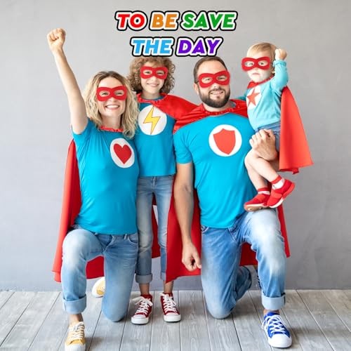 Heroic Party Capes Masks for Adults Women Men Party Capes for 16 Multicolor