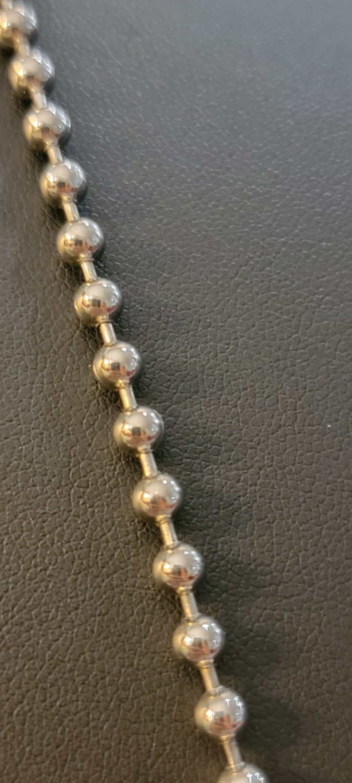 34″ Stainless Steel Ball Chain Classic Basic Silver Tone Long Simple Elegance
