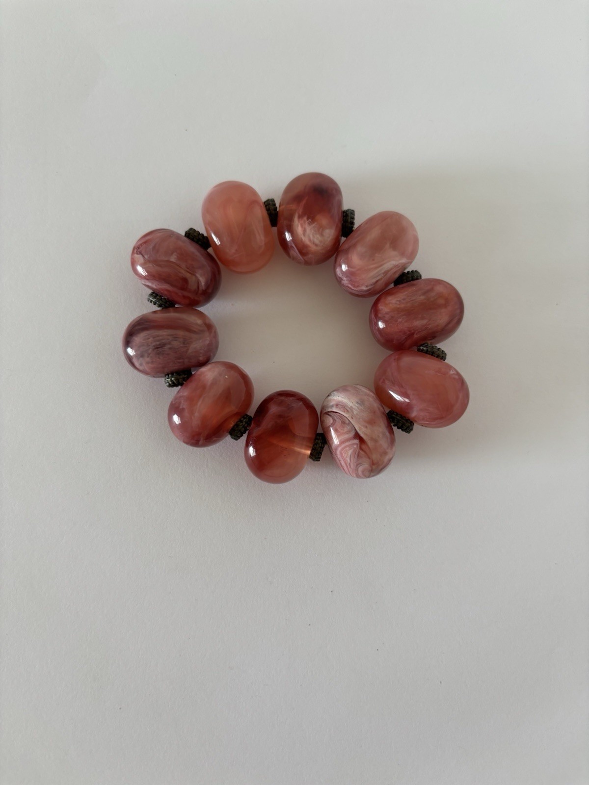 Enchanting Romantic Sweet Mermaid/Fairy/Festival Swirling Agate Chunky Bracelet