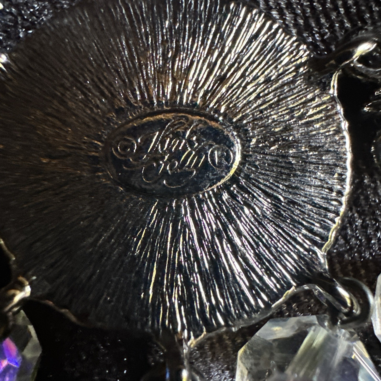 Kirks Folly 3 Moon Face Necklace Celestial Lunar 19” Inv#244