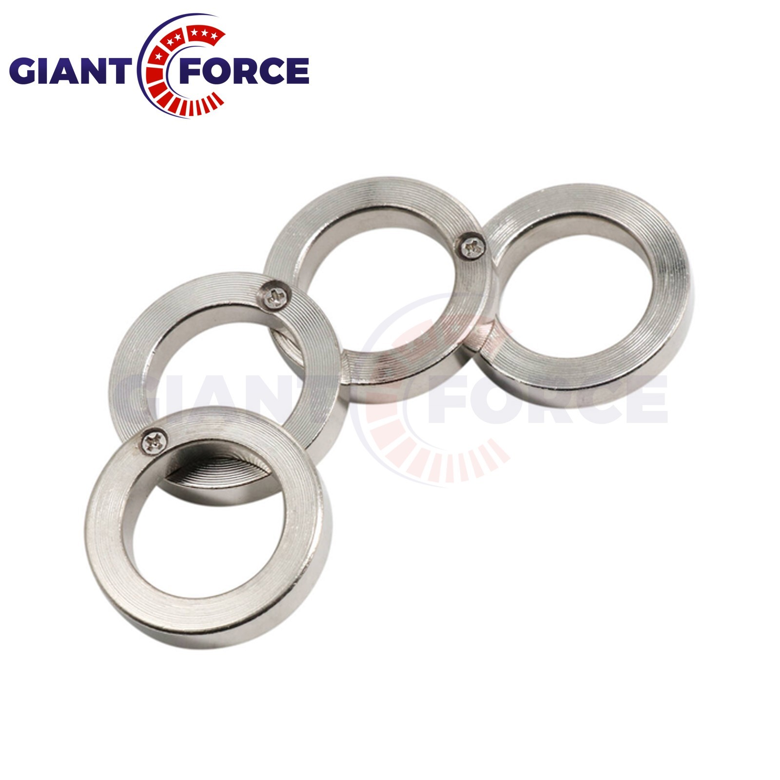 4pcs Stainless Steel Outdoor Rotatable Folding Ring Clasp Ring fit Hiking Men
