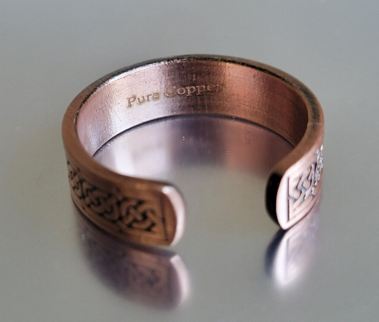 Pure Copper Magnetic Ring – Arthritis Adjustable Ring Celtic Knots