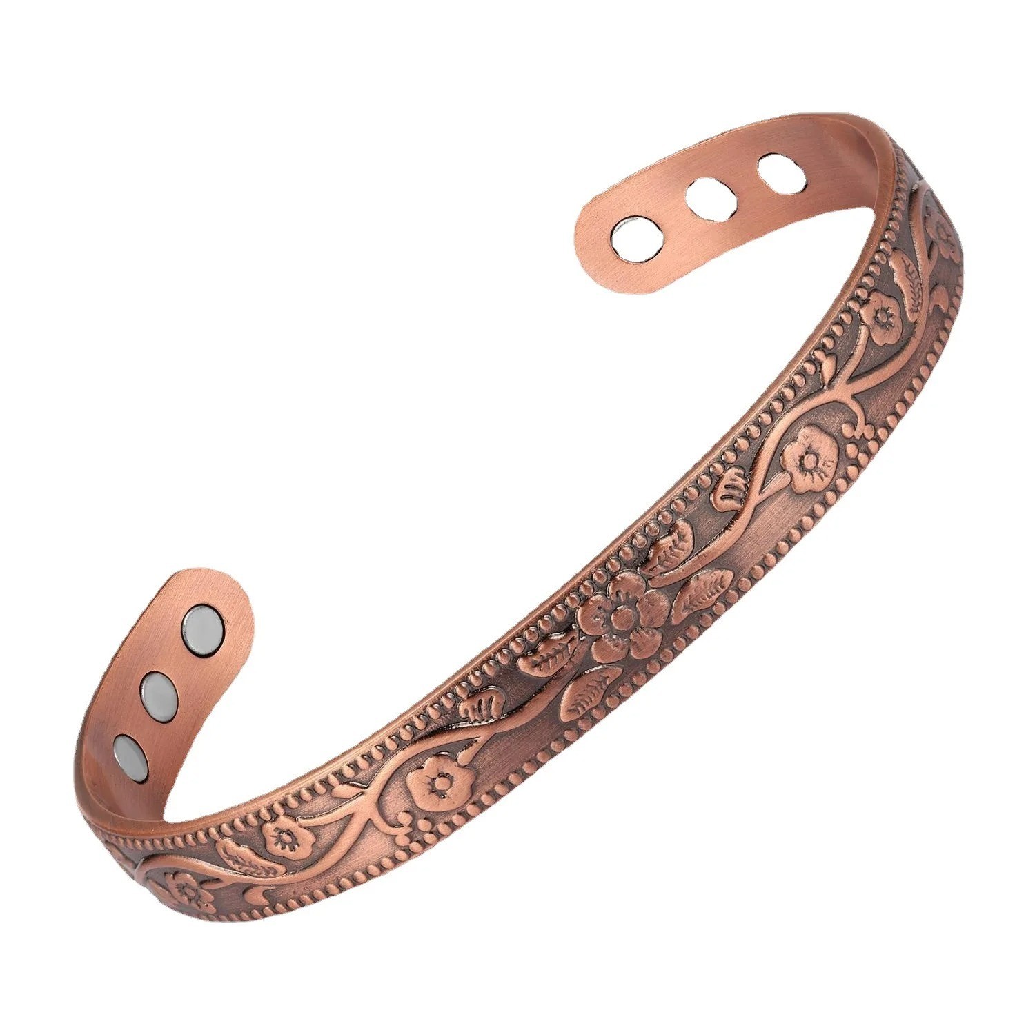 Copper Magnetic Bracelet for Arthritis Pain Relief Powerful Magnets Energy Cuff