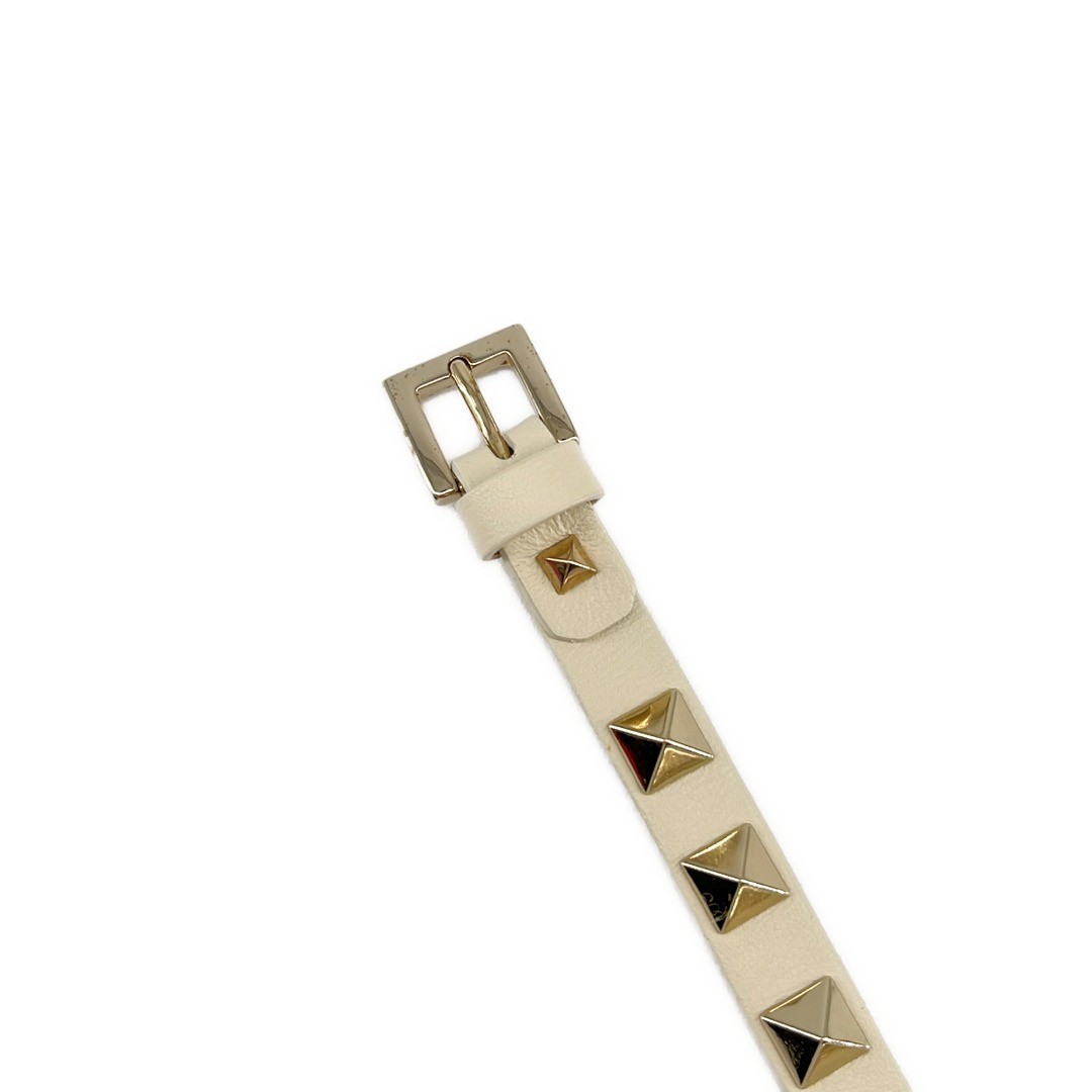 Valentino Bracelet Leather Ivory Garavani