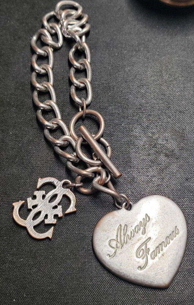 Always Famous Heart Bracelet Jewelry Rhinestones Easter Gift