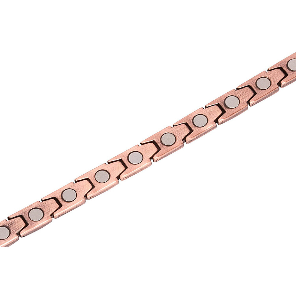 Thin Pure Copper Magnetic Bracelet women Arthritis Pain Relief Balance Energy