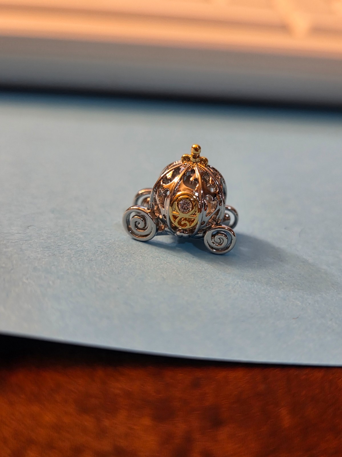 Cinderella Inspired Pumpkin Carraige Charm
