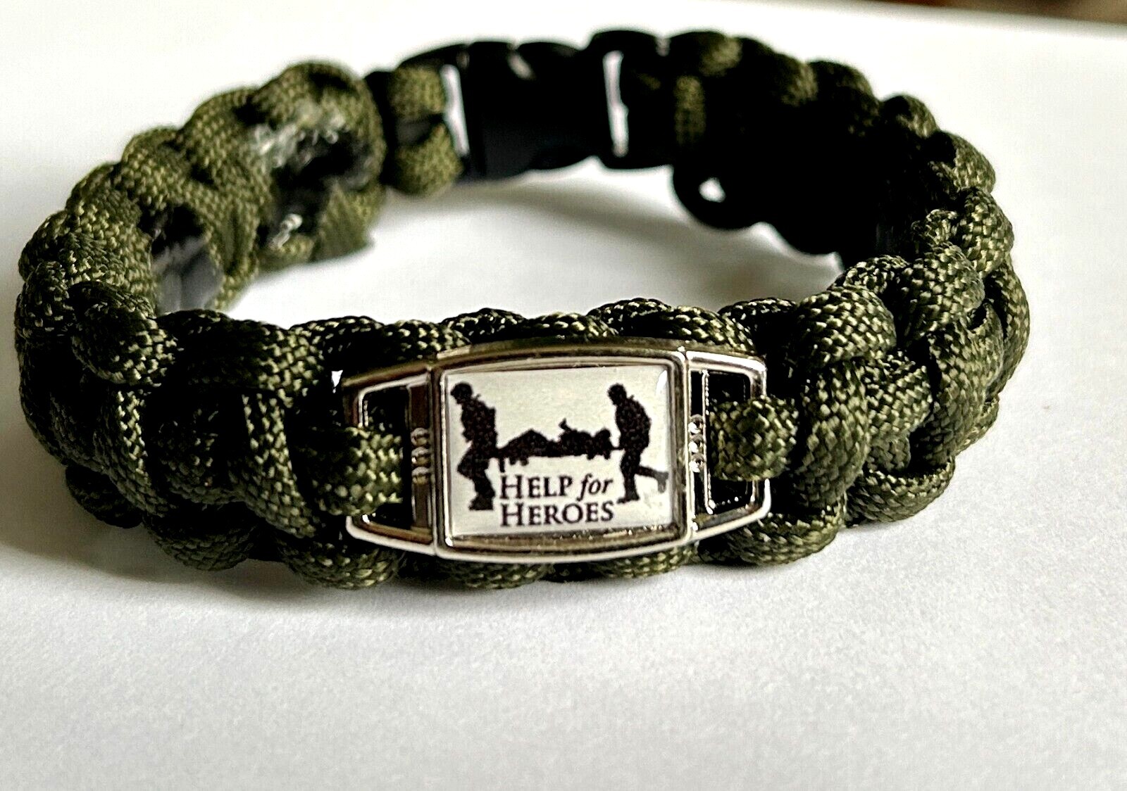 NEW COLOURS ADDED: Help For Heroes/Stretcher Bracelet (4 Sizes/7 Colours)
