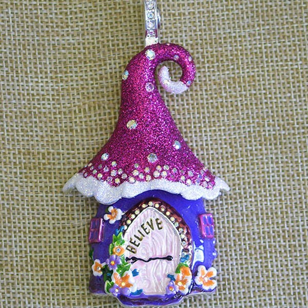 Kirks Folly Enchanted Fairytale Forest House Magnetic Enhancer ST Hand Enameled