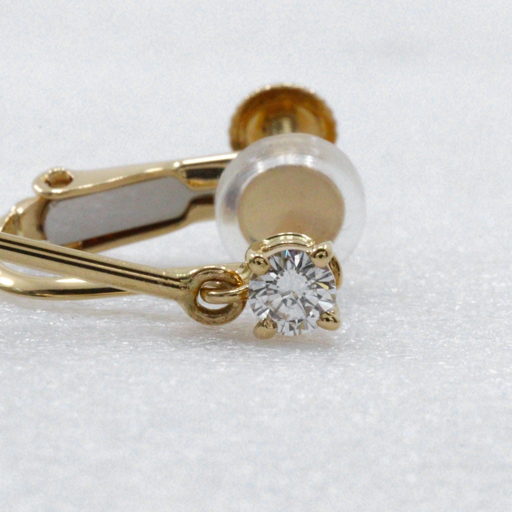 TASAKI Pearl Earring9.1，9.3ｍｍ K18 yellow gold/Pearl/diamond 4.6g Women