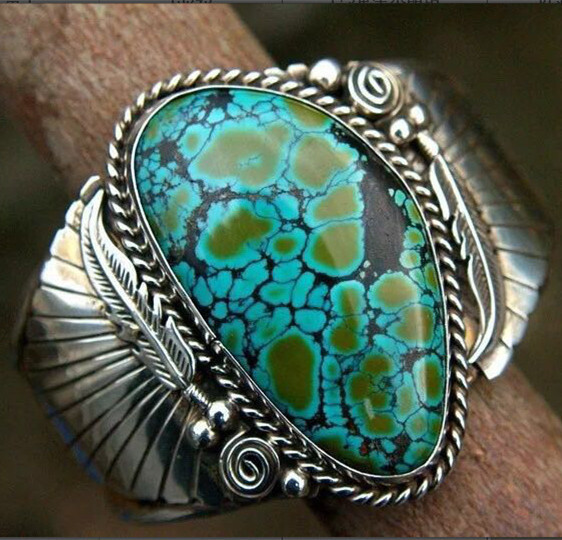 20pcs Wholesale Lots Jewelry Mixed Turquoise Stone Silver P Lady’s Rings