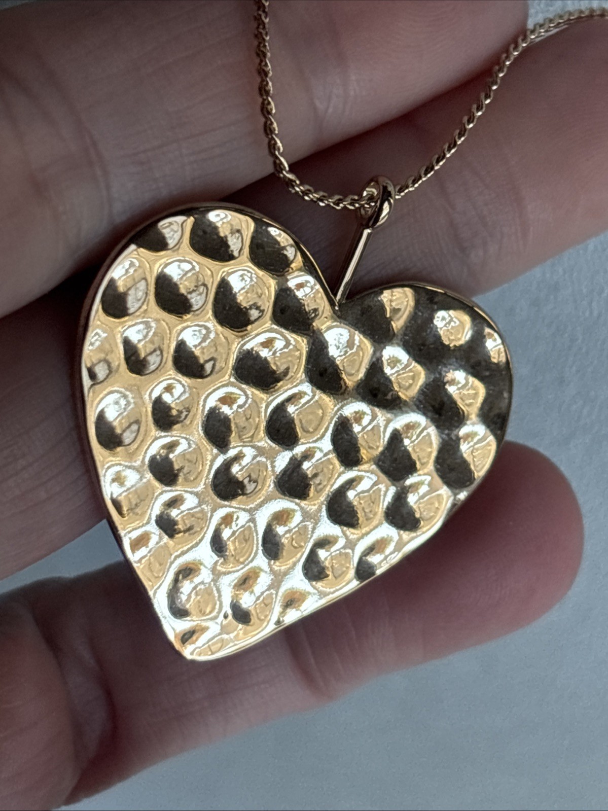 Park Lane Fairytale Double Tier Necklace 16” & 22” Gold Tone Heart & Francesca