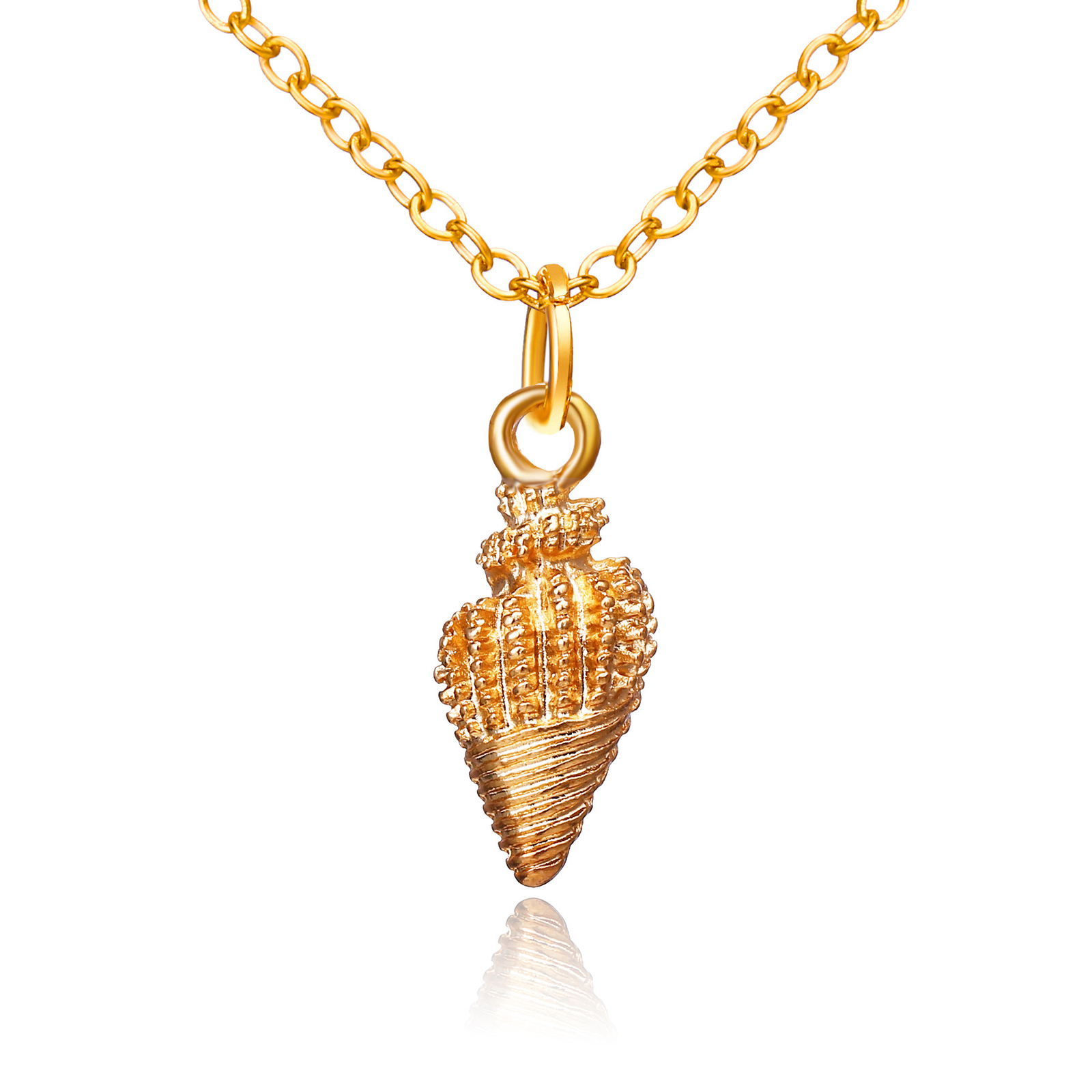Fashion Boho Sea Shell Alloy Pendant Chain Choker Necklace Women Beach Jewelry